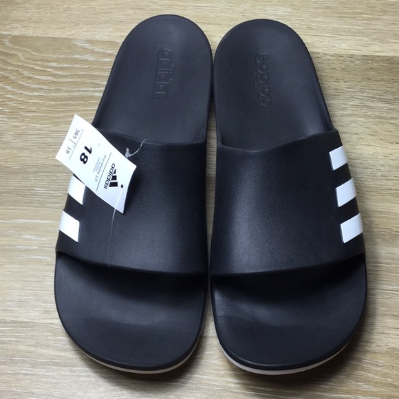 adidas aqualette cf navy blue slippers